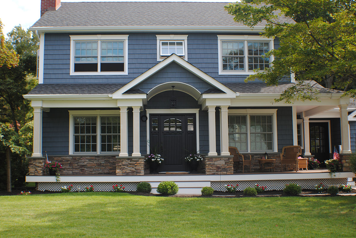 CertainTeed Monogram Pacific Blue SIding - Transitional - Exterior - New  York - by Ckg Contractors Inc